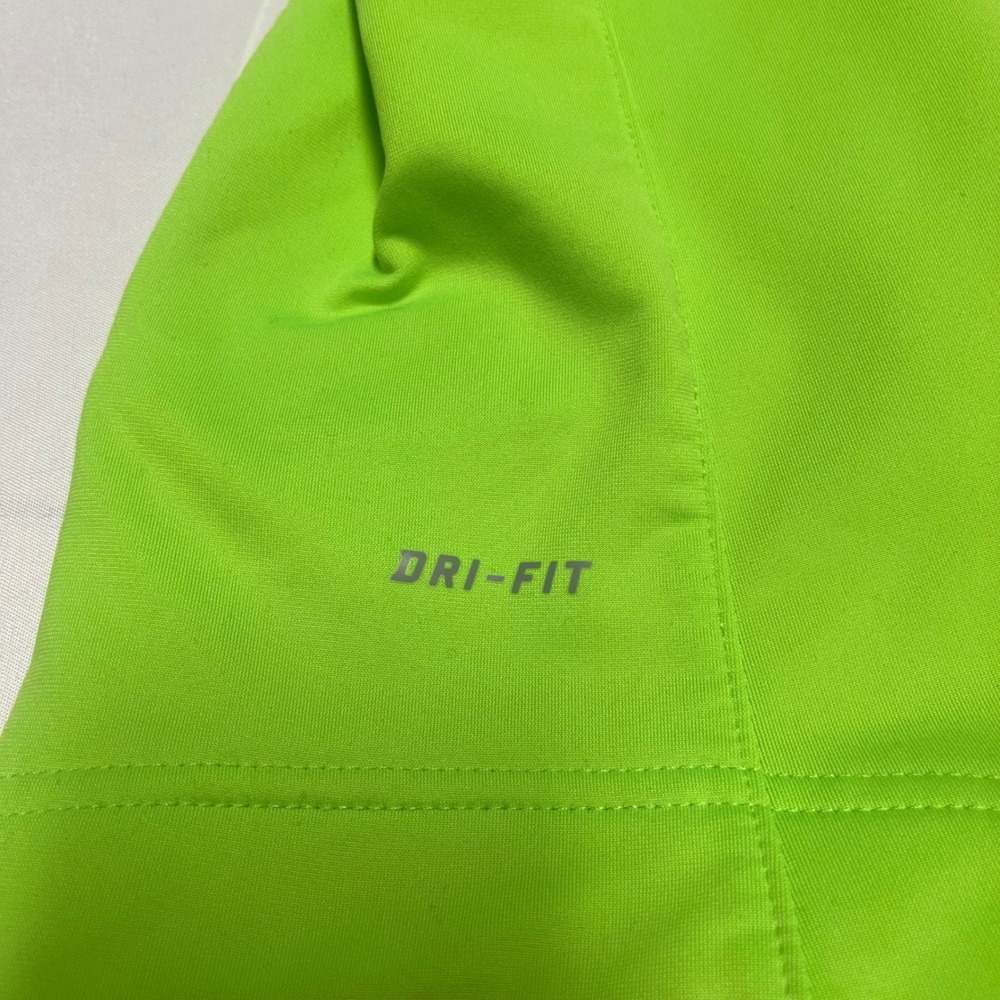 Nike Dri-FIT Womens Neon Green Quarter Zip Running Hoodie XS - Picture 4 of 7